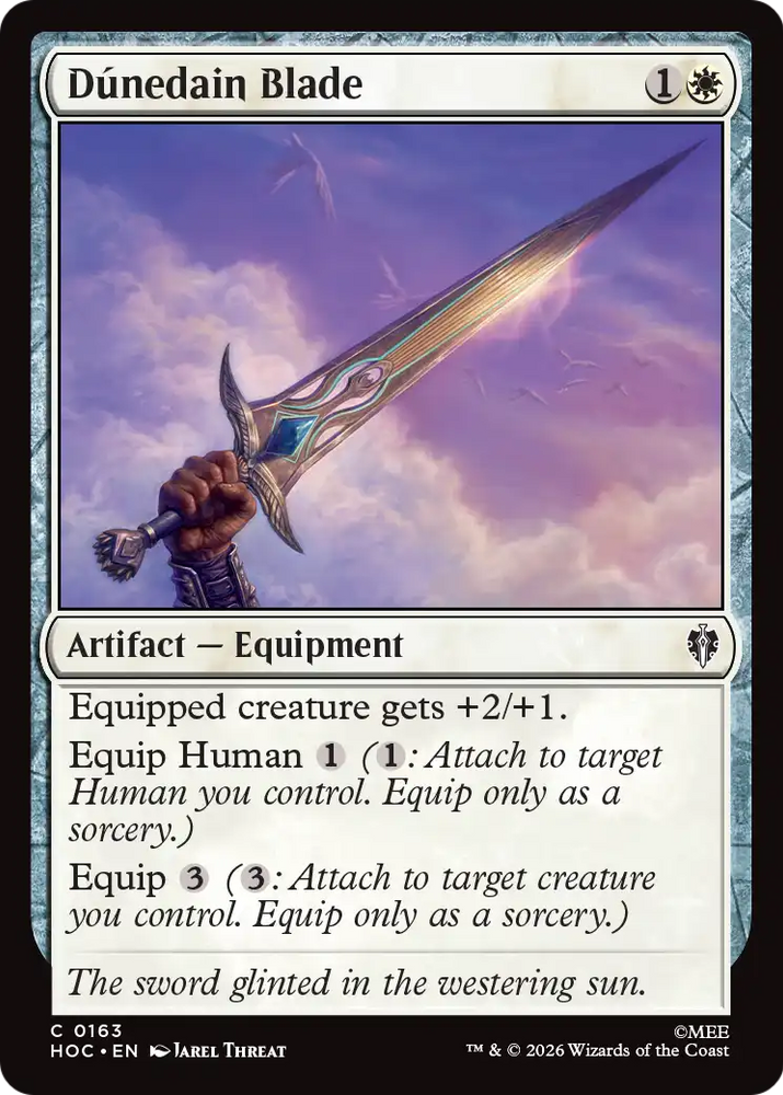 Dunedain Blade [The Hobbit: Eternal-Legal] Magic: The Gathering