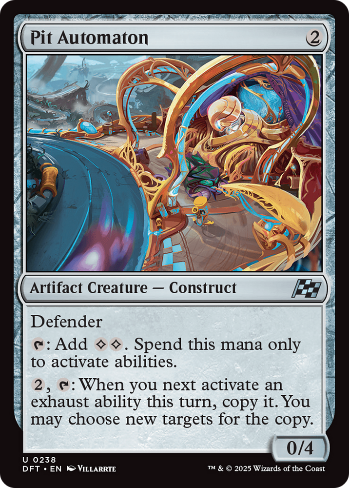 Pit Automaton [Aetherdrift] Magic: The Gathering
