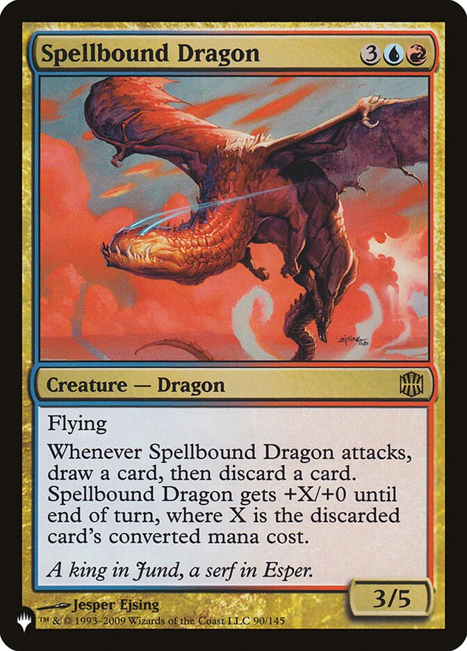 Spellbound Dragon [The List] Magic: The Gathering