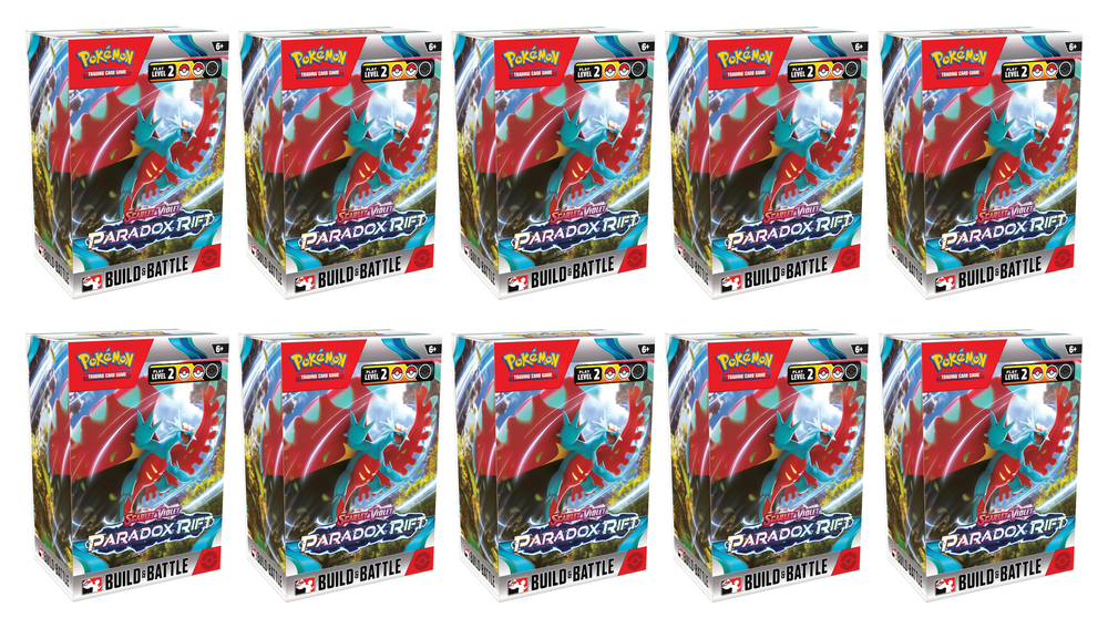 Scarlet & Violet: Paradox Rift - Build & Battle Box Display Pokémon