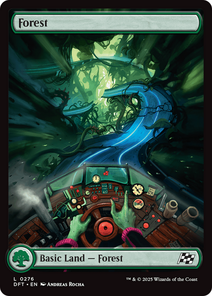 Forest (0276) [Aetherdrift] Magic: The Gathering