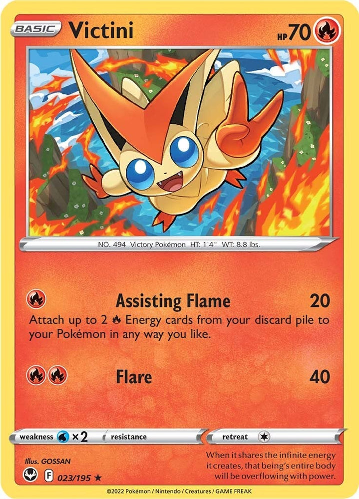 Victini (023/195) [Sword & Shield: Silver Tempest] Pokémon