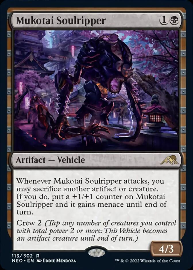 Mukotai Soulripper [Kamigawa: Neon Dynasty] Magic: The Gathering