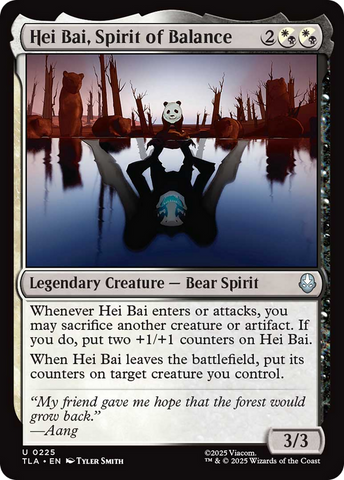 Hei Bai, Spirit of Balance [Avatar: The Last Airbender] Magic: The Gathering