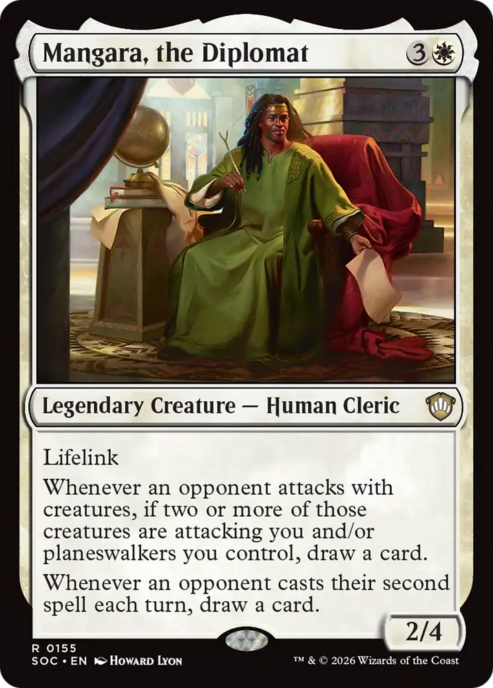 Mangara, the Diplomat [Secrets of Strixhaven Commander] Magic: The Gathering