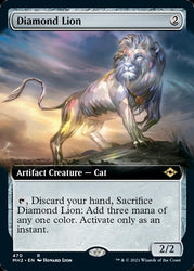Diamond Lion (Extended Art) [Modern Horizons 2] Magic: The Gathering
