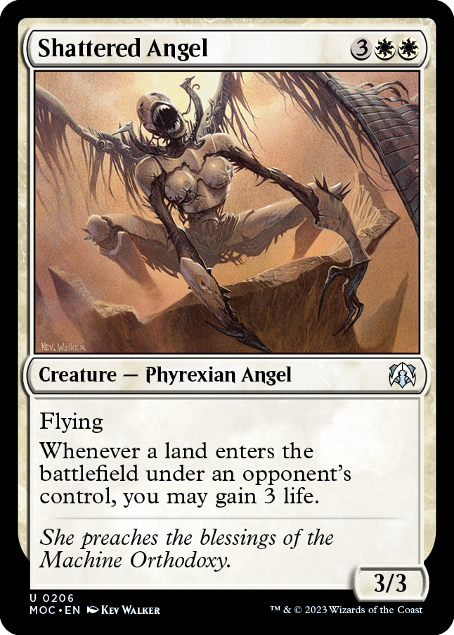 Shattered Angel [March of the Machine Commander] Magic: The Gathering