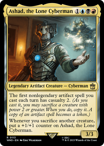 Ashad, the Lone Cyberman [Doctor Who] Magic: The Gathering