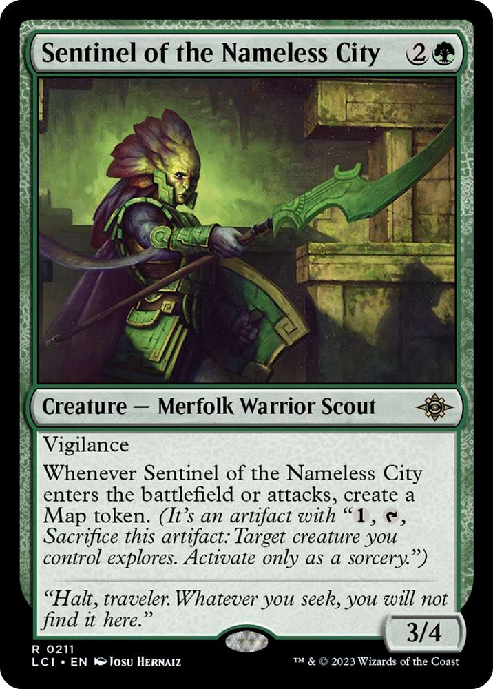 Sentinel of the Nameless City [The Lost Caverns of Ixalan] Magic: The Gathering