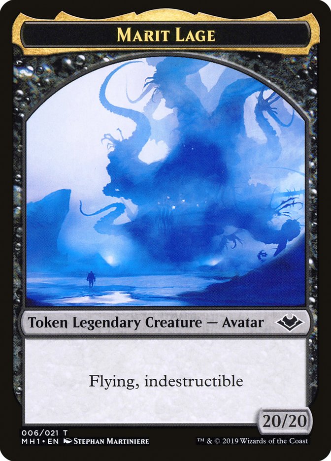 Soldier (004) // Marit Lage (006) Double-Sided Token [Modern Horizons Tokens] Magic: The Gathering
