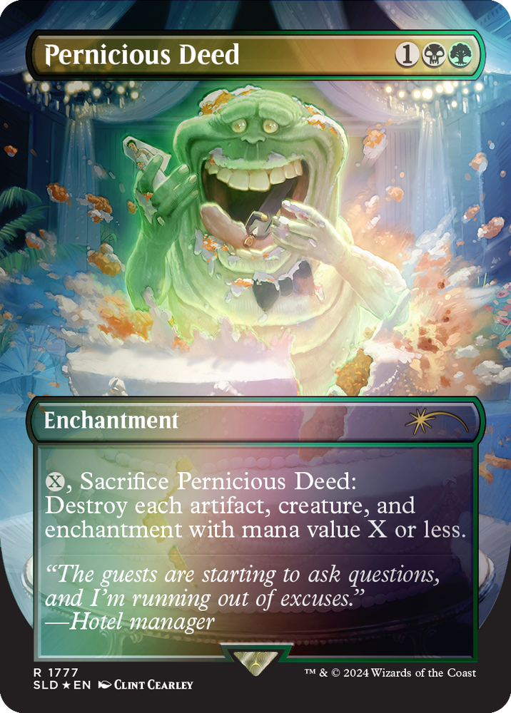 Pernicious Deed (Rainbow Foil) [Secret Lair Drop Series] Magic: The Gathering
