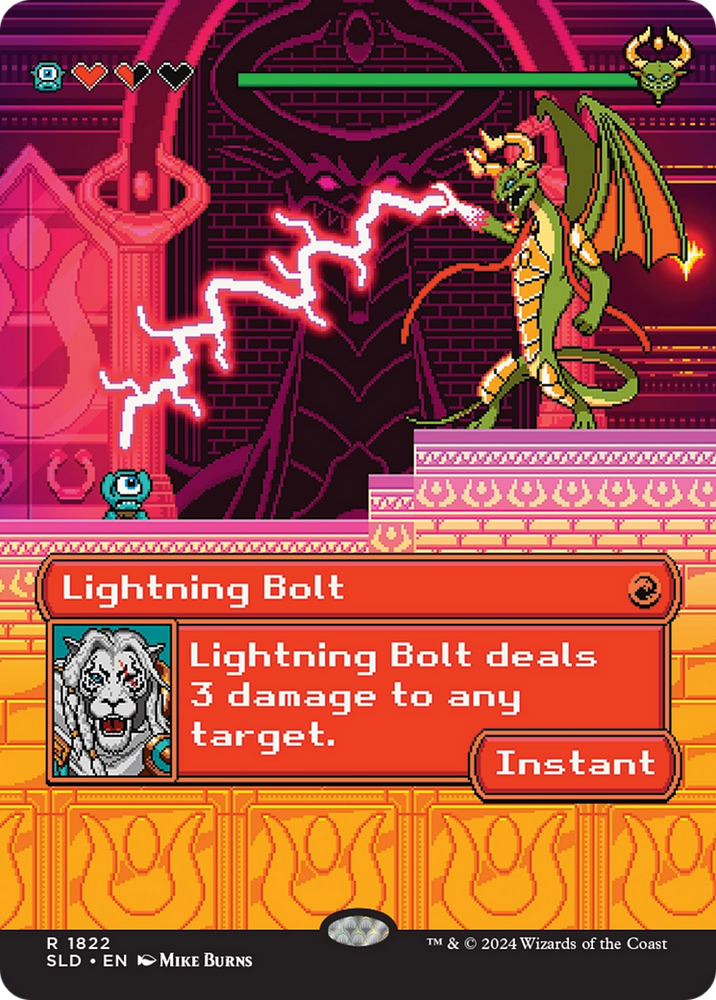 Lightning Bolt (1822) [Secret Lair Drop Series] Magic: The Gathering