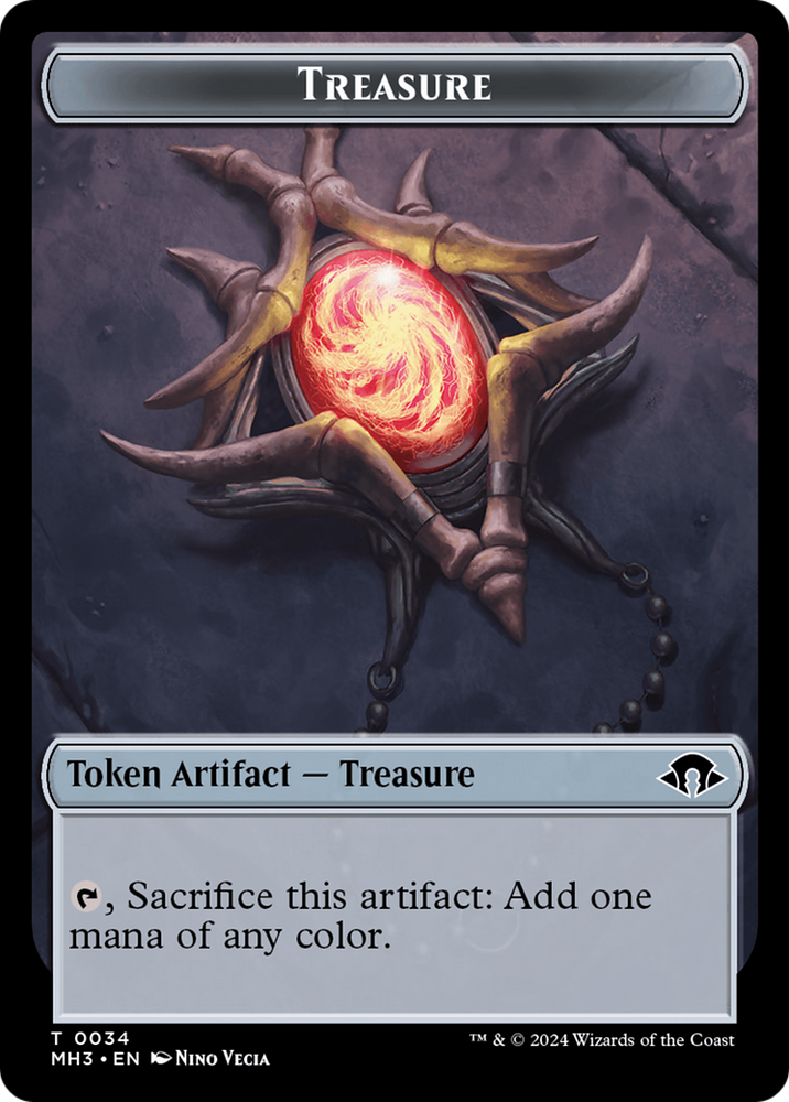 Treasure Token [Modern Horizons 3 Tokens] Magic: The Gathering