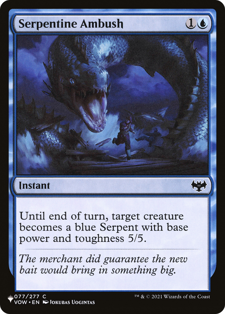 Serpentine Ambush [The List] Magic: The Gathering