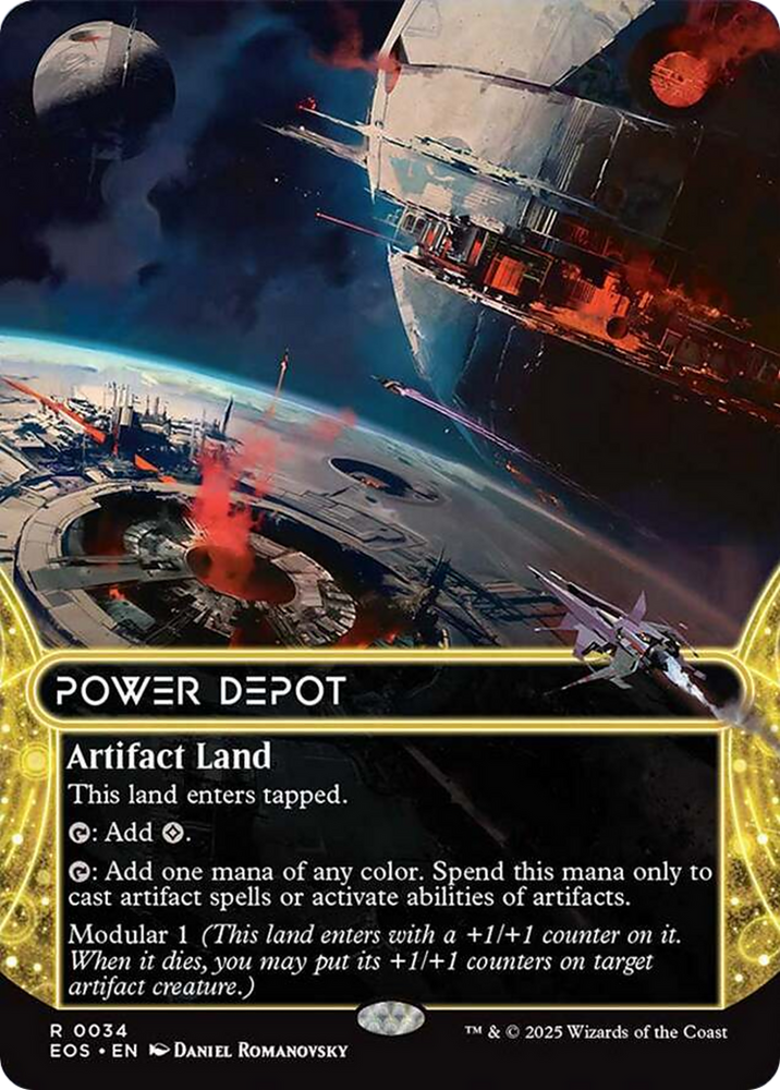 Power Depot (0034) (Borderless) [Edge of Eternities: Stellar Sights] Magic: The Gathering