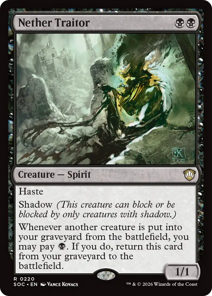 Nether Traitor [Secrets of Strixhaven Commander] Magic: The Gathering