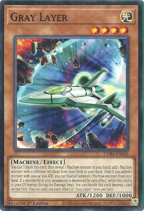 Gray Layer [CORI-EN026] Common Yu-Gi-Oh!