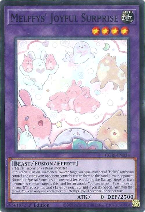 Melffys' Joyful Surprise [CORI-EN034] Common Yu-Gi-Oh!