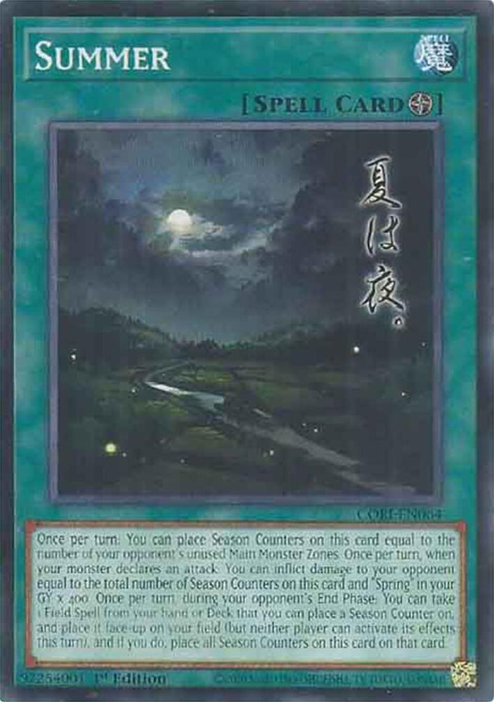 Summer [CORI-EN064] Common Yu-Gi-Oh!