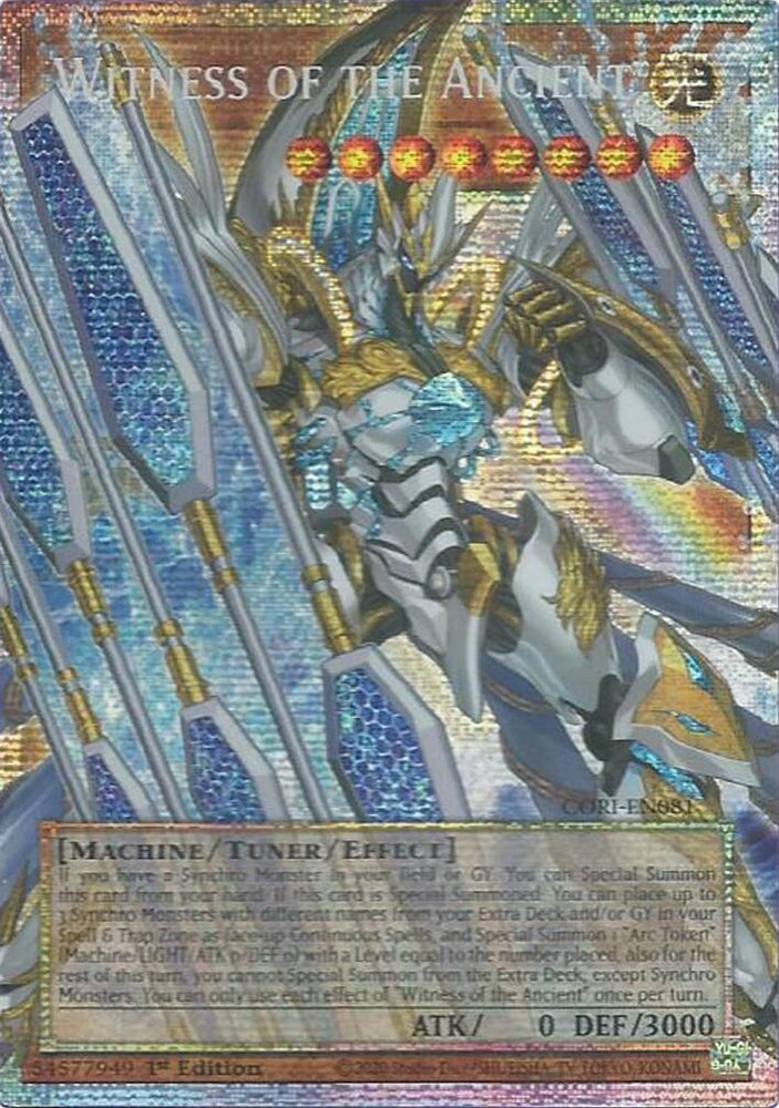 Witness of the Ancient (Starlight Rare) [CORI-EN081] Starlight Rare Yu-Gi-Oh!