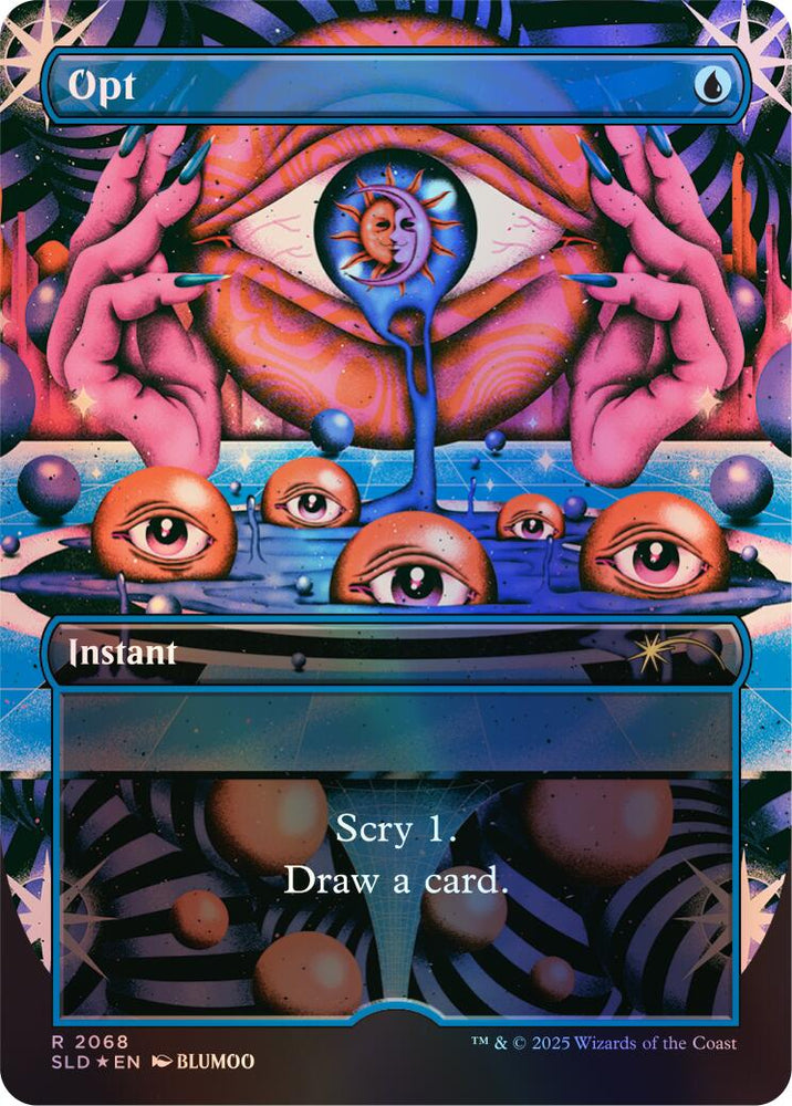 Opt (2068) (Rainbow Foil) [Secret Lair Drop Series] Magic: The Gathering