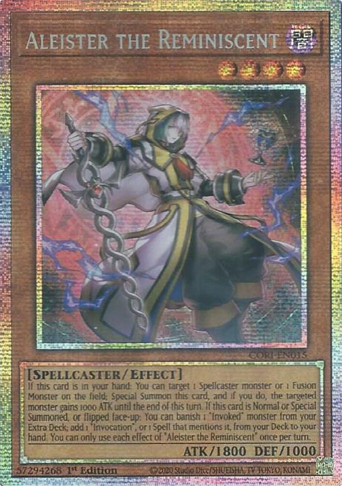 Aleister the Reminiscent (Starlight Rare) [CORI-EN015] Starlight Rare Yu-Gi-Oh!