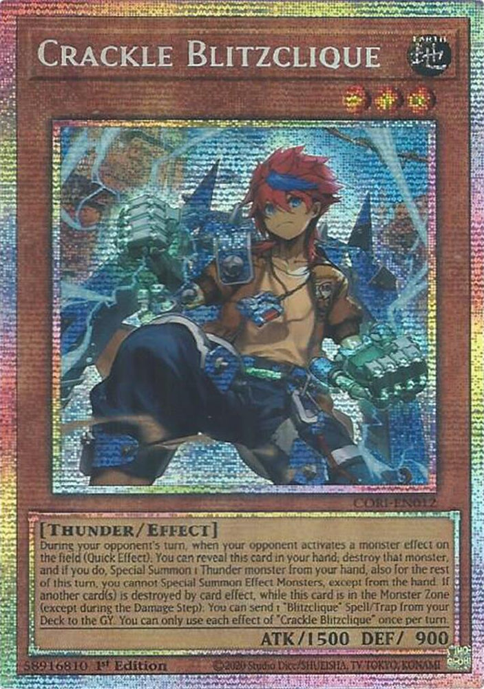Crackle Blitzclique (Starlight Rare) [CORI-EN012] Starlight Rare Yu-Gi-Oh!