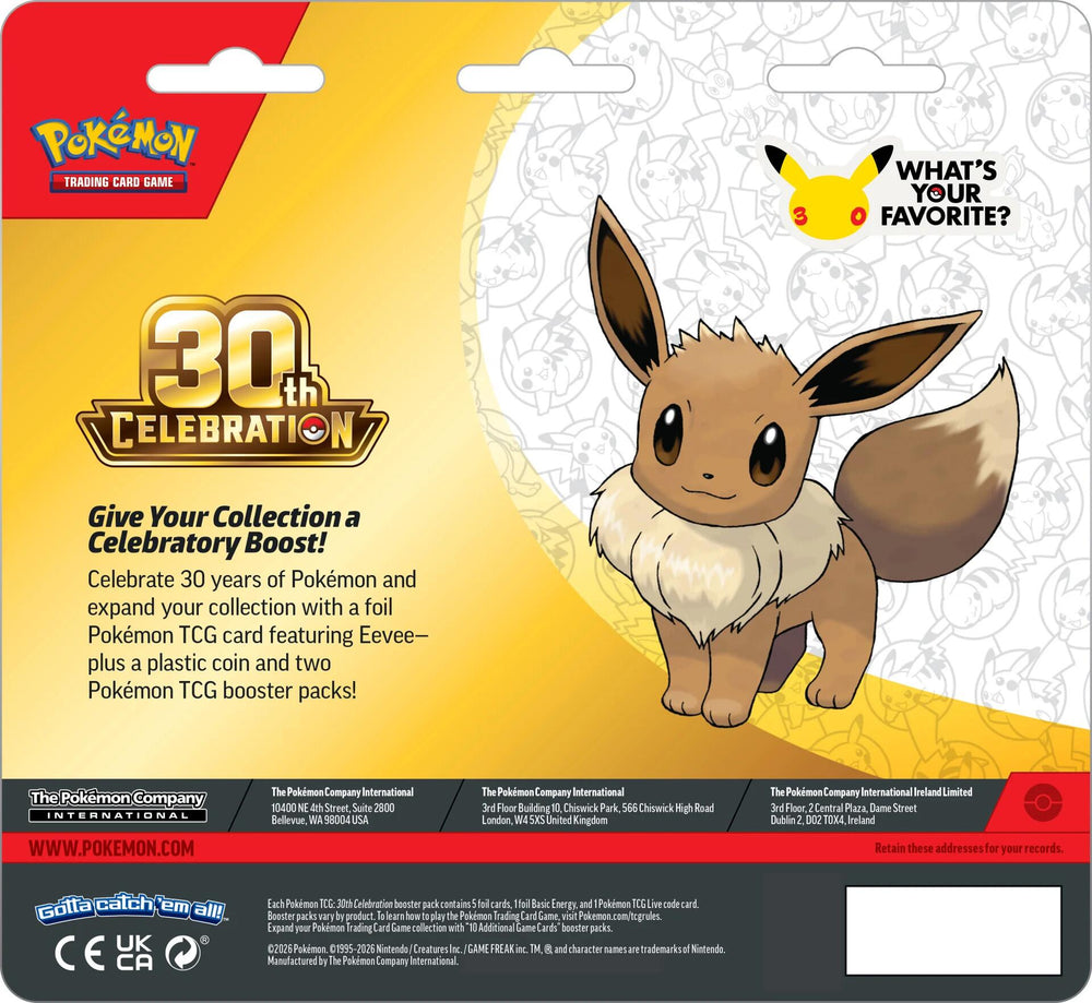 30th Celebration 2-Pack Blister Pokémon