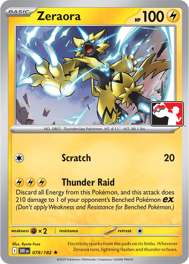 Zeraora (078/182) [Prize Pack Series Nine] Pokémon