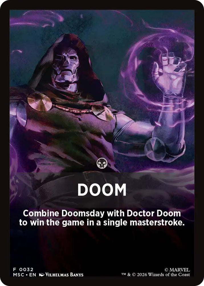 Doom Theme Card [Marvel Super Heroes Commander] Magic: The Gathering