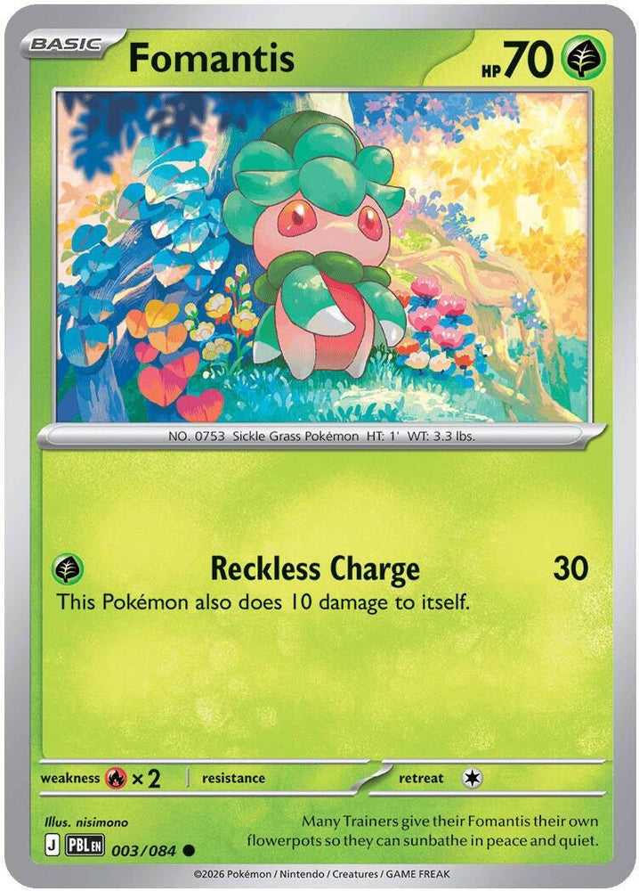 Fomantis (003/084) [Mega Evolution: Pitch Black] Pokémon