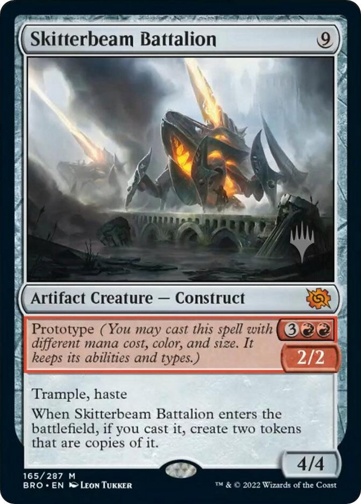Skitterbeam Battalion (Promo Pack) [The Brothers' War Promos] Magic: The Gathering