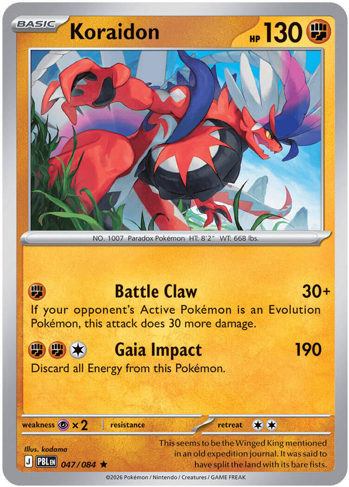Koraidon (047/084) [Mega Evolution: Pitch Black] Pokémon