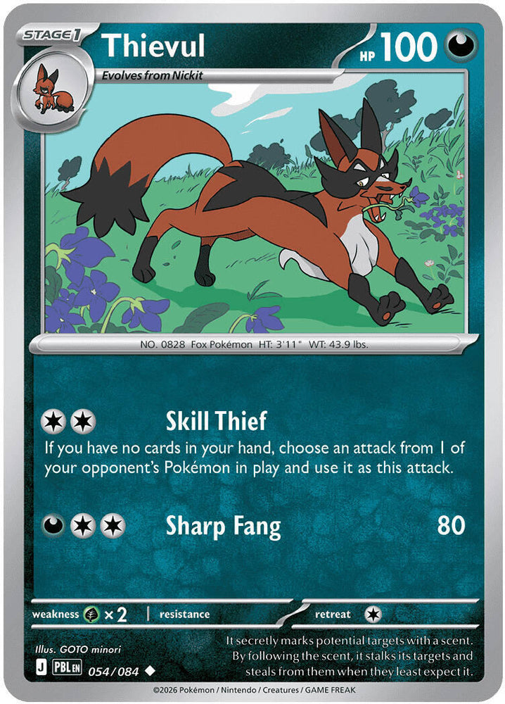 Thievul (054/084) [Mega Evolution: Pitch Black] Pokémon