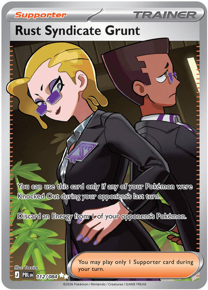 Rust Syndicate Grunt (112/084) [Mega Evolution: Pitch Black] Pokémon