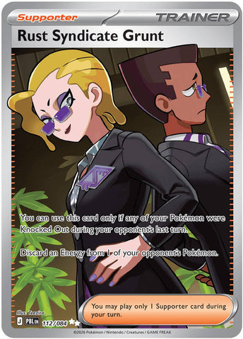 Rust Syndicate Grunt (112/084) [Mega Evolution: Pitch Black] Pokémon