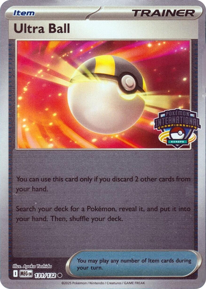 Ultra Ball (131/132) (European International Championship) [League & Championship Cards] Pokémon