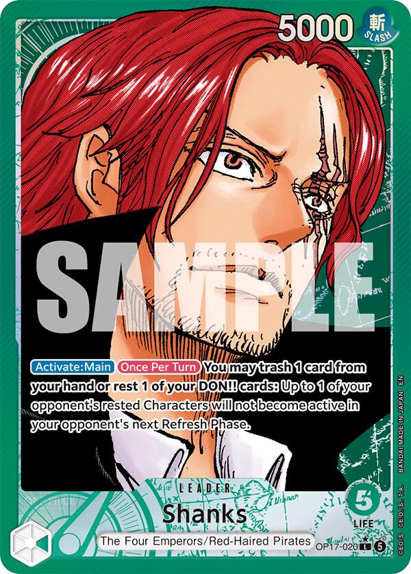 Shanks (Alternate Art) [The World's Strongest Warriors] Bandai