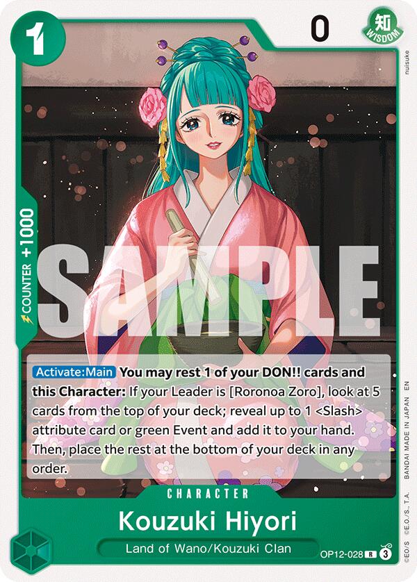 Kouzuki Hiyori [Starter Deck: GREEN Roronoa Zoro] Bandai