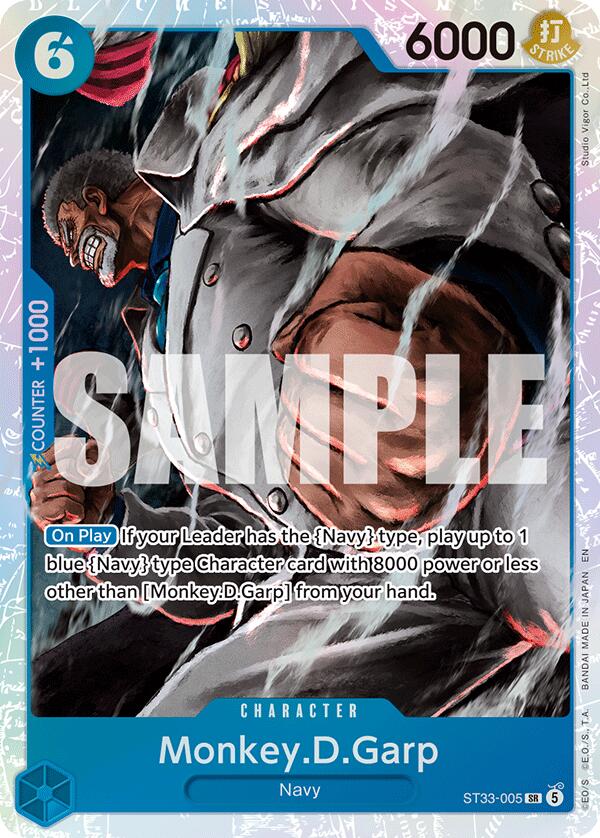 Monkey.D.Garp [Starter Deck: BLUE Kuzan] Bandai