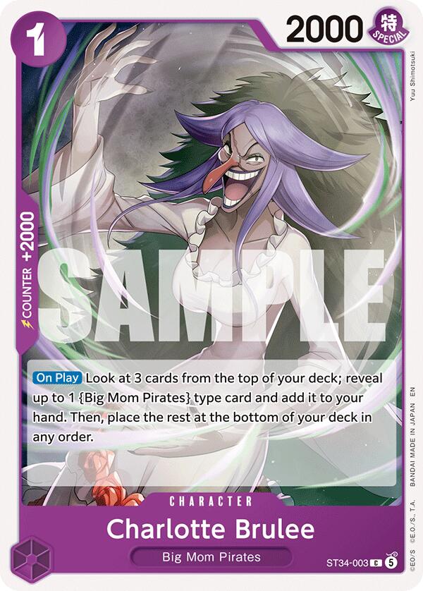 Charlotte Brulee [Starter Deck: PURPLE Charlotte Katakuri] Bandai