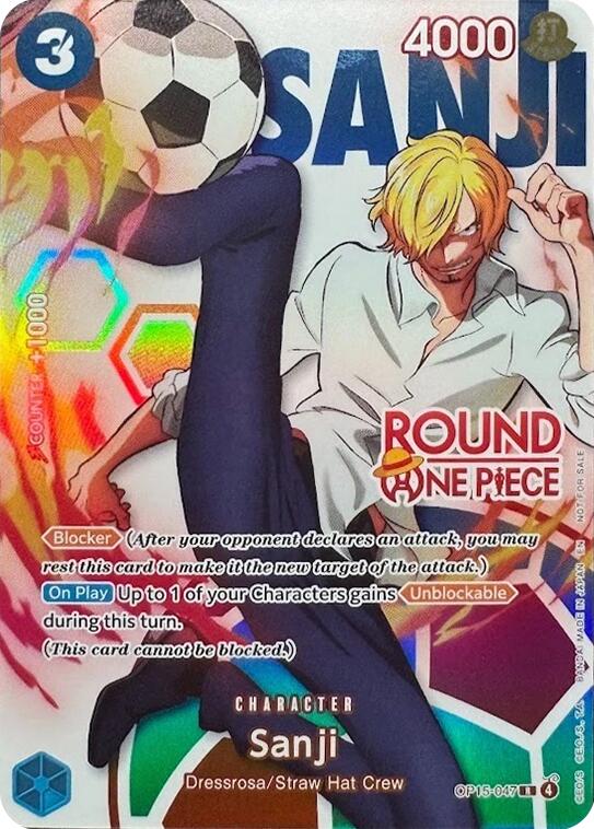 Sanji (Round 1 Promo) [One Piece Promotion Cards] Bandai