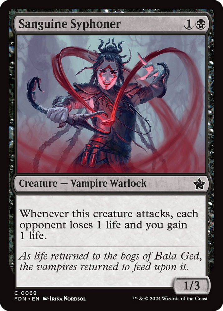 Sanguine Syphoner [Foundations] Magic: The Gathering