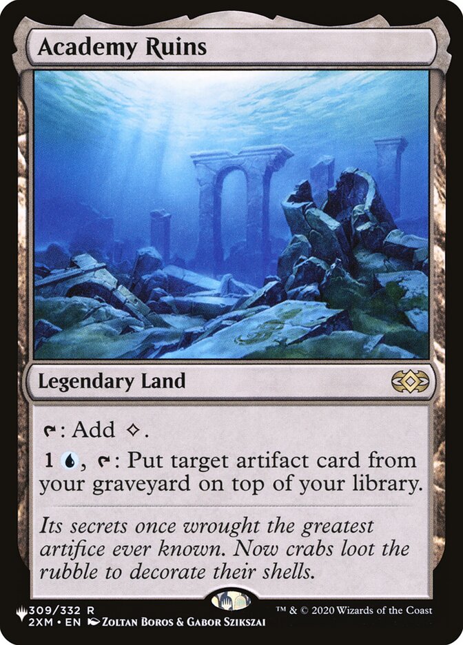 Academy Ruins [Secret Lair: Heads I Win, Tails You Lose] Magic: The Gathering