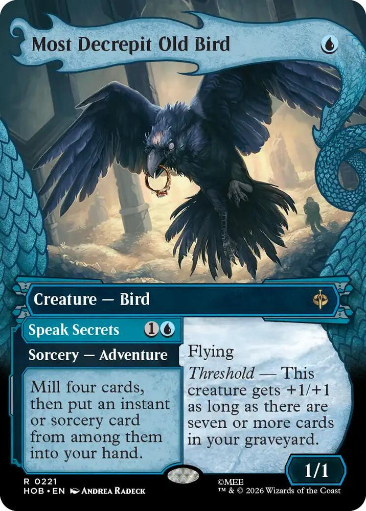 Most Decrepit Old Bird (Showcase) [The Hobbit] Magic: The Gathering