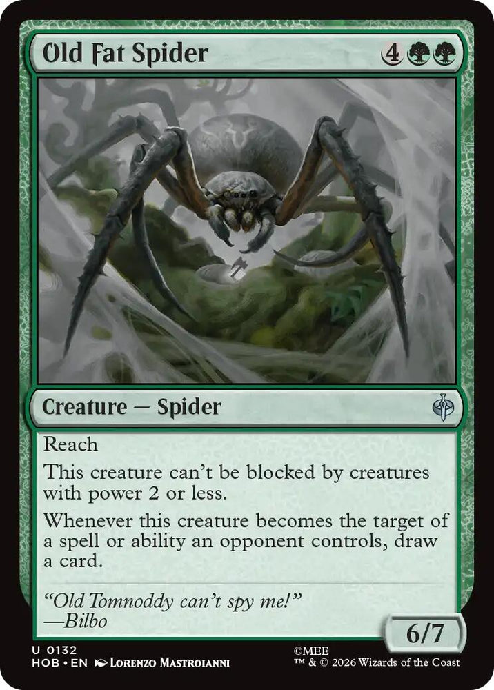 Old Fat Spider [The Hobbit] Magic: The Gathering