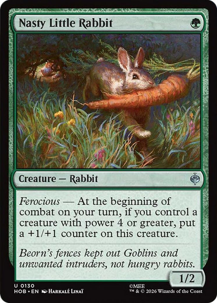 Nasty Little Rabbit [The Hobbit] Magic: The Gathering