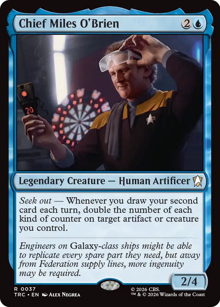 Chief Miles O'Brien [Star Trek Commander] Magic: The Gathering