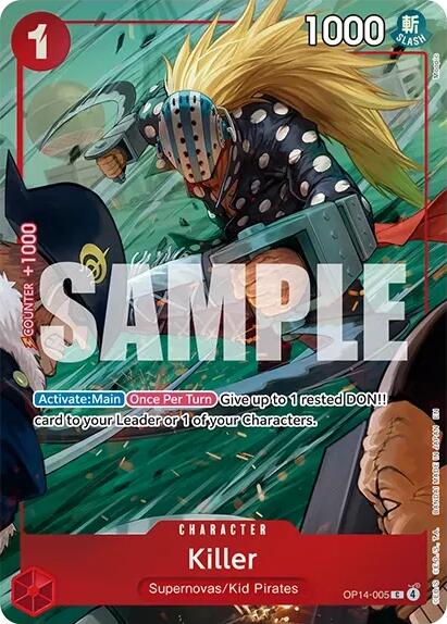 Killer (One Piece Card Game Illustration Box Vol. 8) [One Piece Promotion Cards] Bandai
