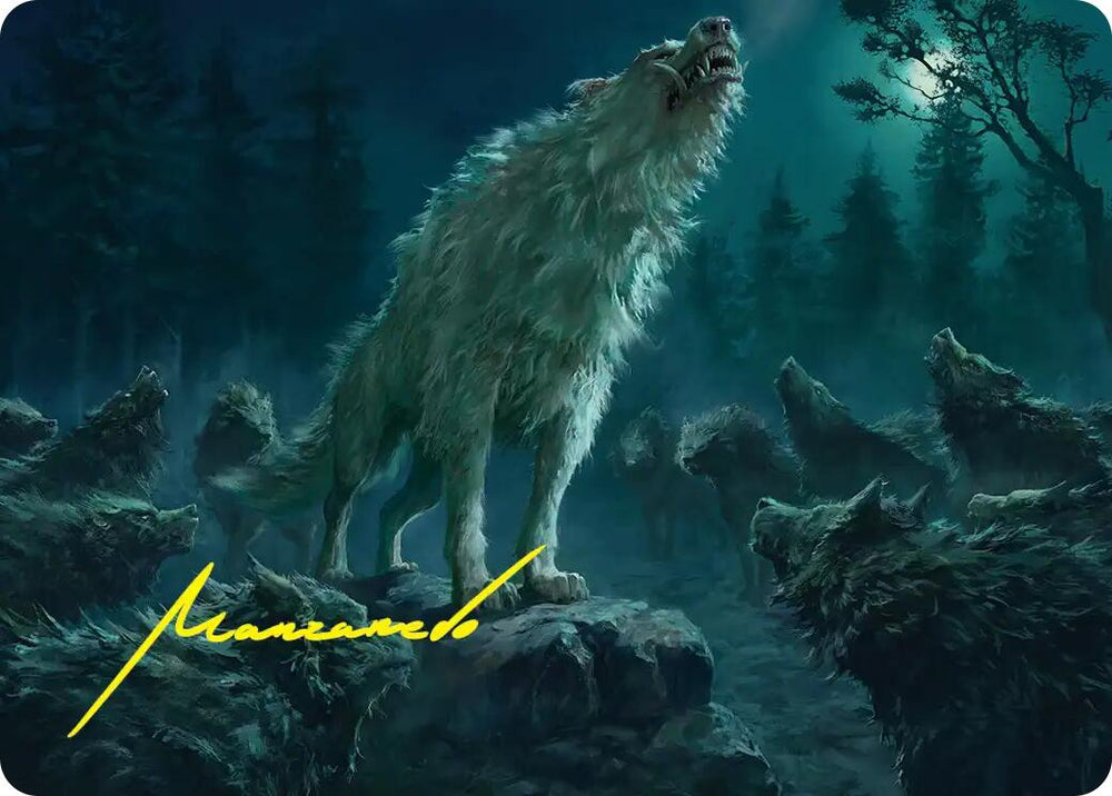 Reverent Howl Art Card (Gold-Stamped Signature) [The Hobbit Art Series] Magic: The Gathering